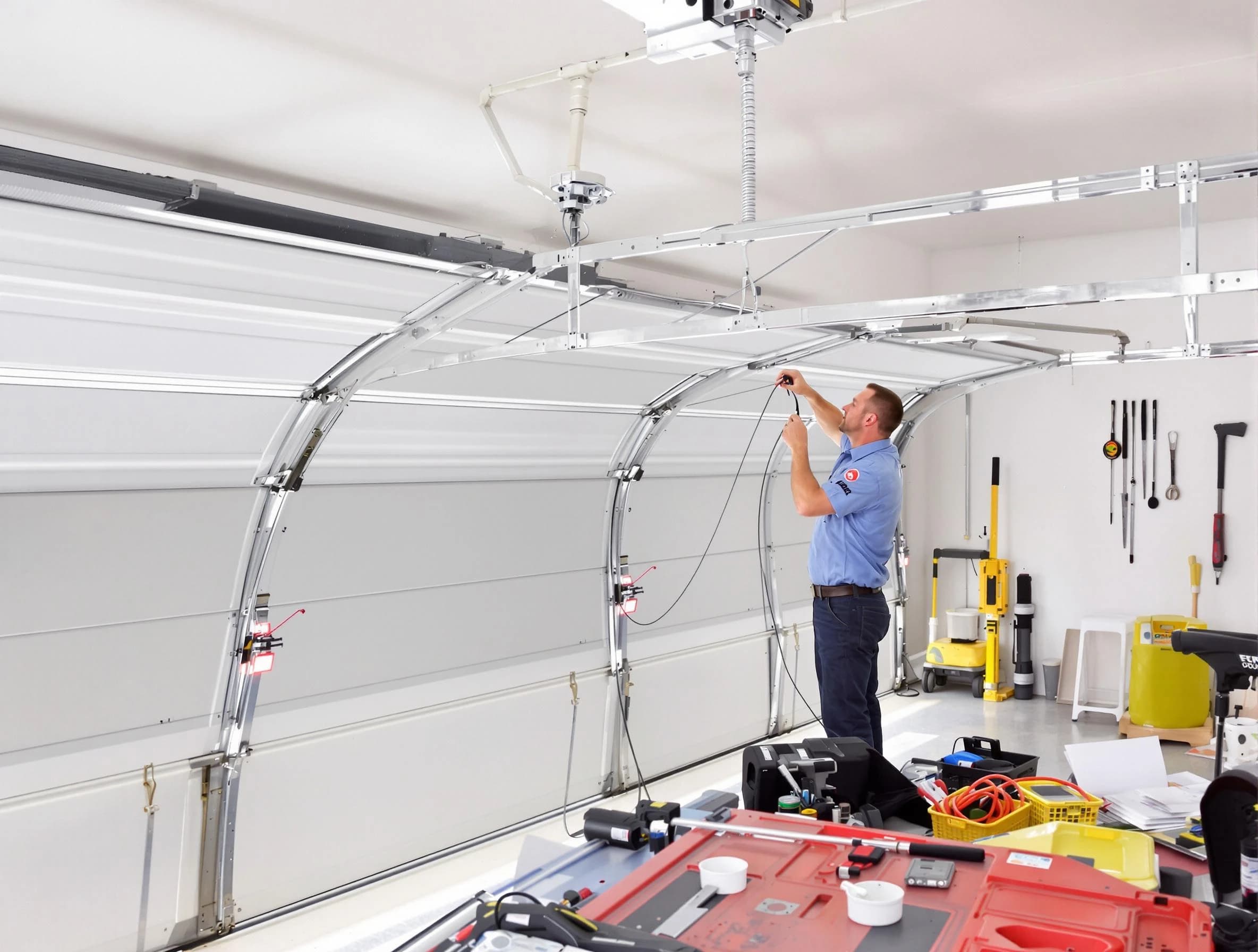 Garage door cable repair service by Collier Garage Door Repair in Collier