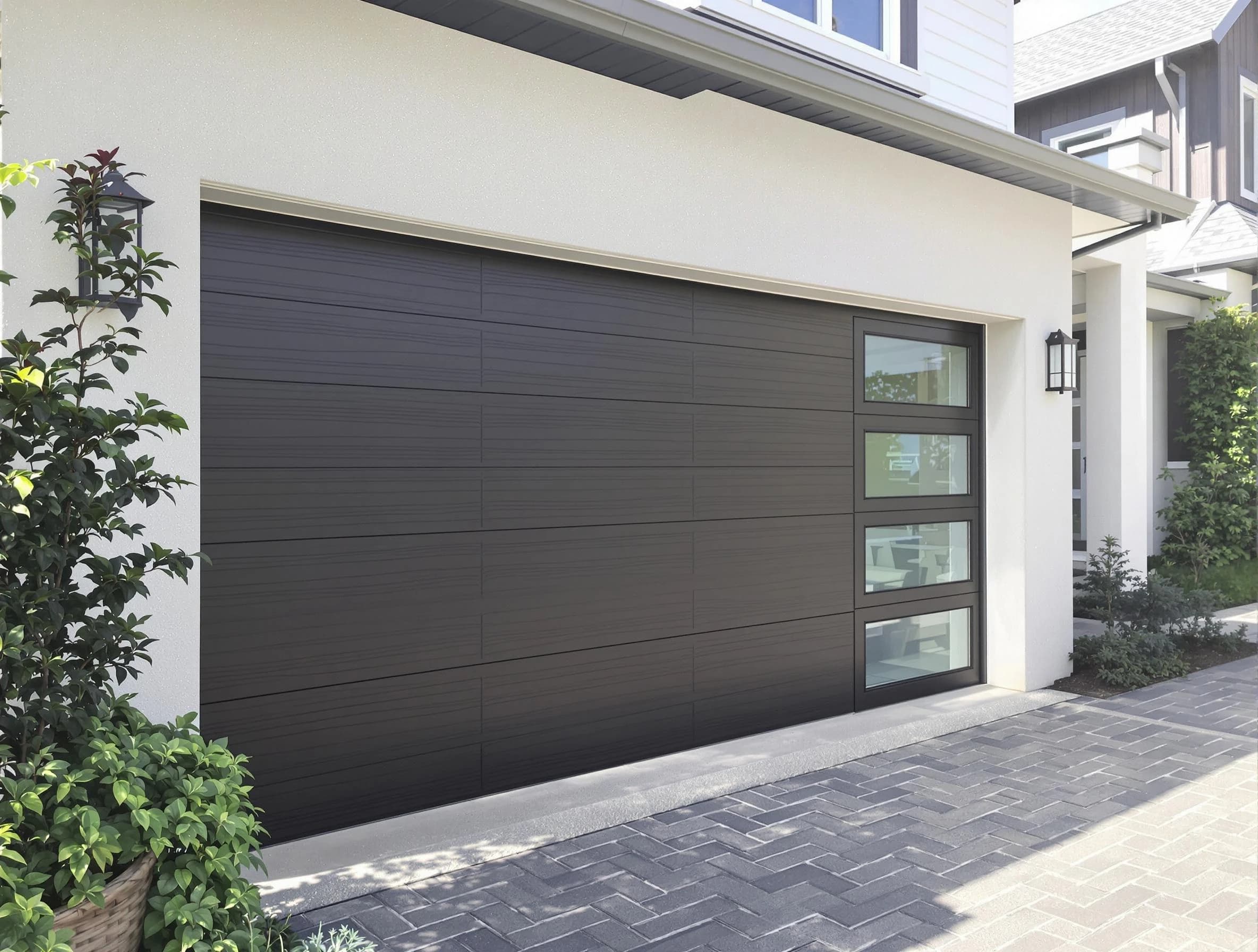 Custom garage door installation by Collier Garage Door Repair in Collier