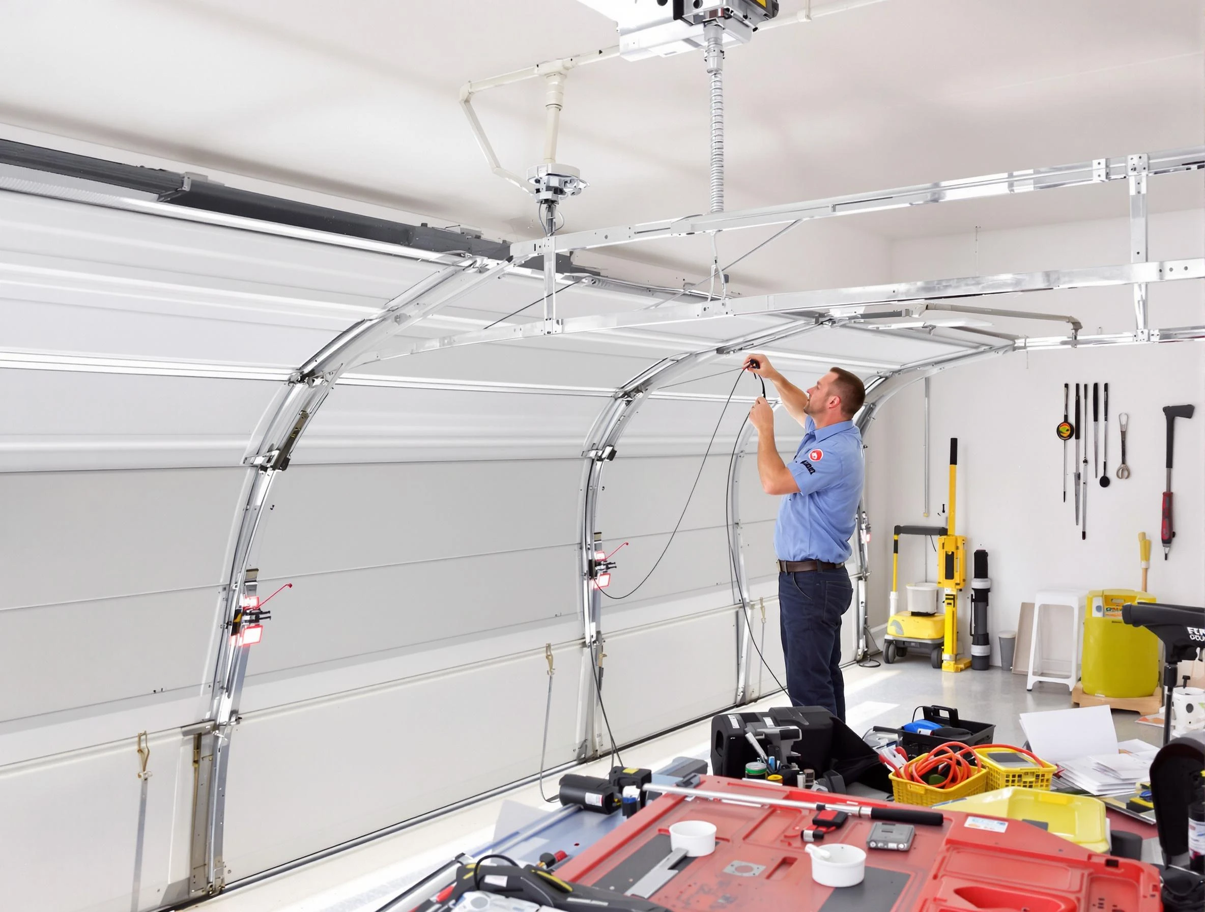 Garage door cable repair service by Collier Garage Door Repair in Collier