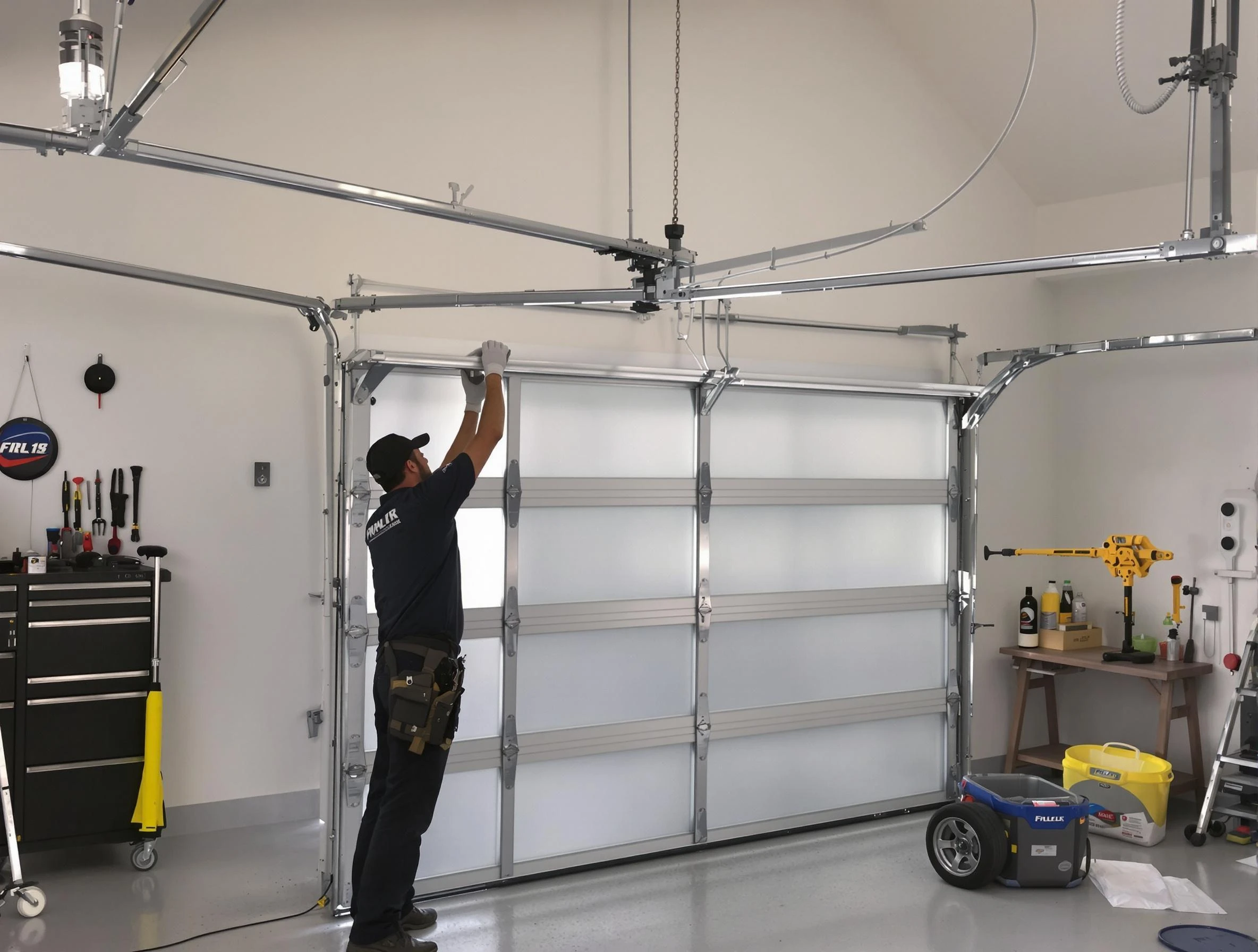 Collier Garage Door Repair certified team performing precision garage door installation in Collier
