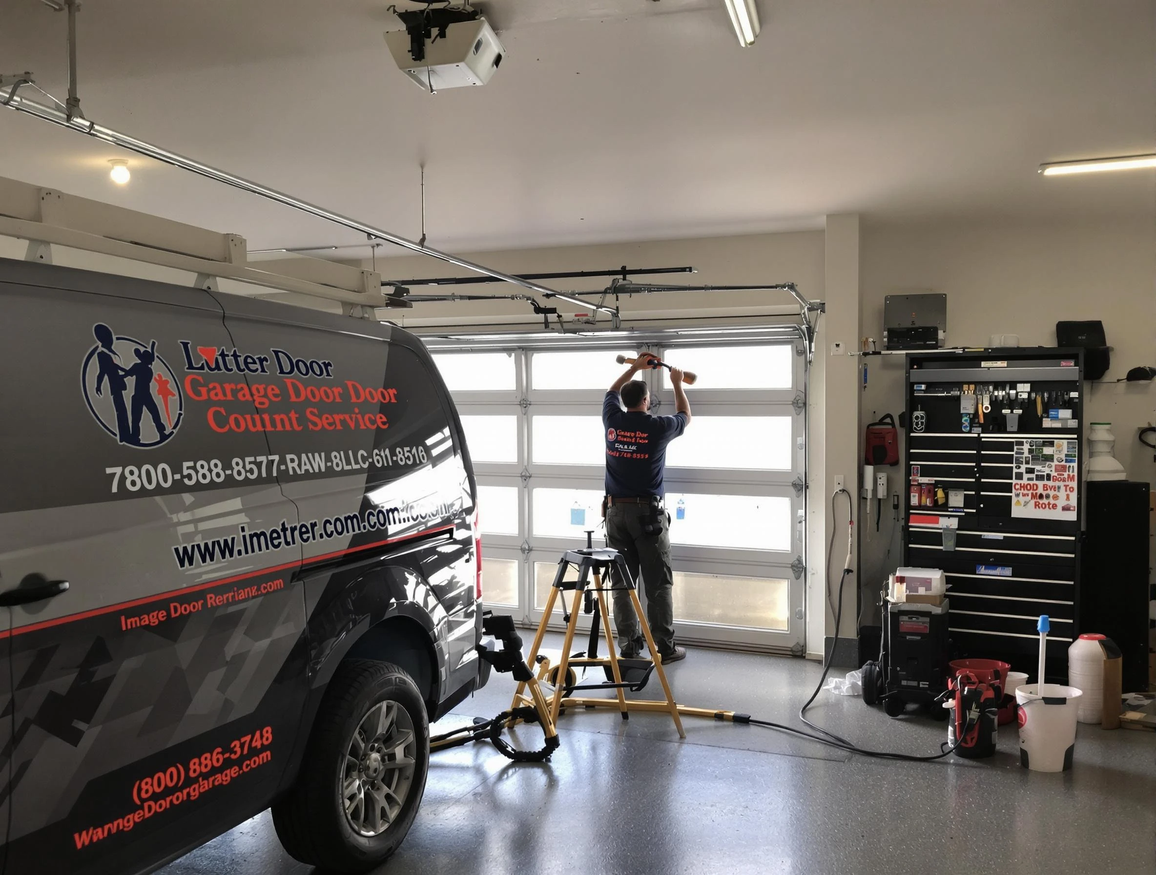 Collier Garage Door Repair rapid response team performing same-day repair in Collier